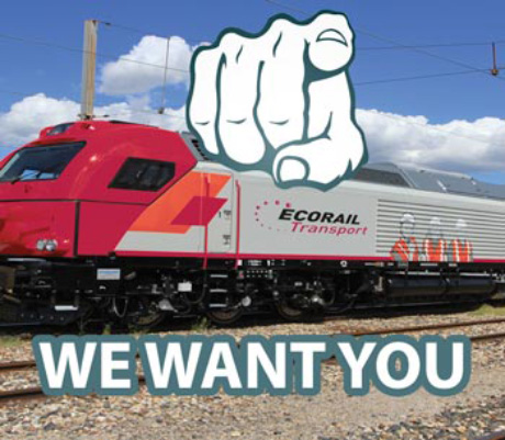 Vous êtes conducteur de train, ECORAIL Transport membre du réseau européen CAPTRAIN recrute. A vos claviers !!