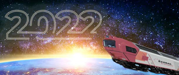 Ecorail transport vous souhaite une bonne et heureuse année
