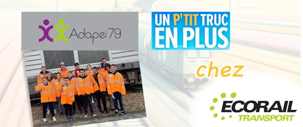 image journee decouverte adapei 79 chez ecorail transport pour 10 enfants en situation de handicap