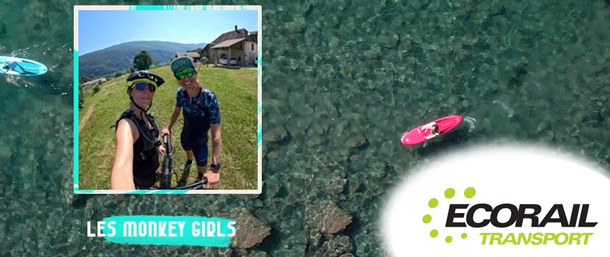 image monkey girls qui participe au raid des etoiles soutenu par ecorail transport