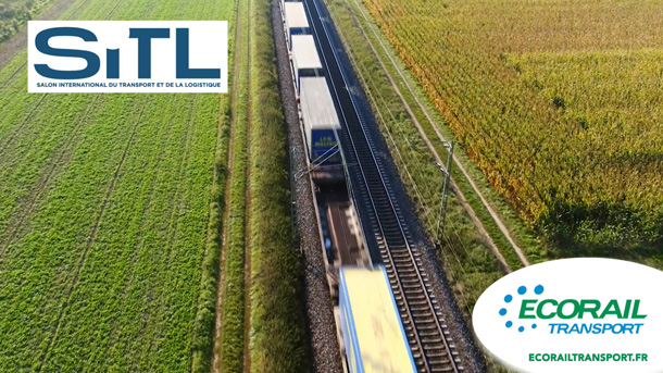 Illustration ECORAIL Transport présent sur le salon international du transport et de la logistique