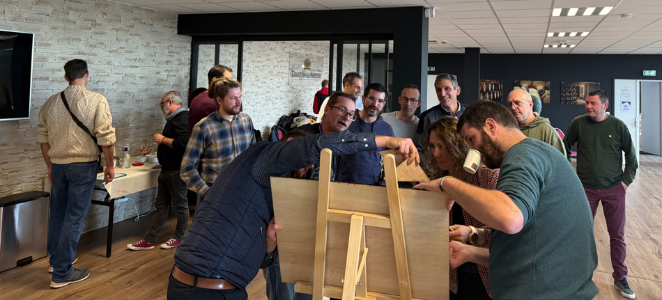 photo animation quizz toutes les equipes ecorail transport, membre du reseau europen captrain etaient reunies pour ce début d'annee, 