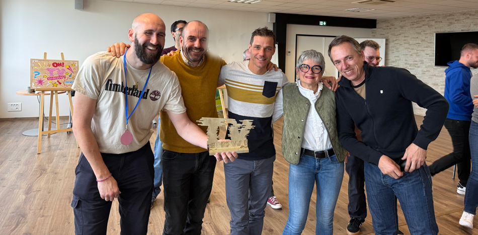 photo petit groupe ecorail transport, membre du reseau europen captrain etaient reunies pour ce début d'annee,