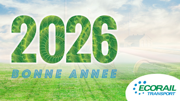Image Voeux 2026 ECORAIL Transport, membre du réseau captrain europe