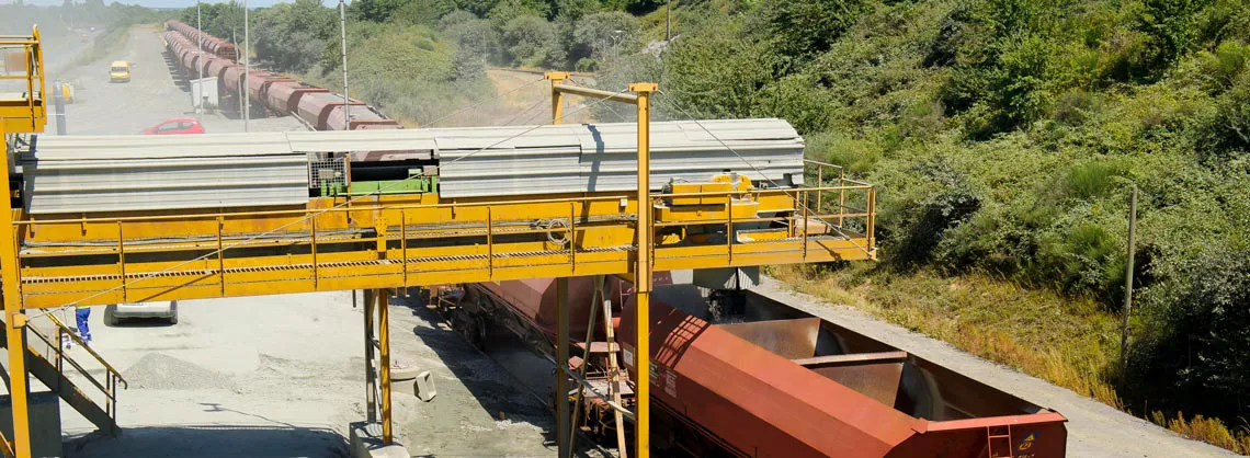 ECORAIL Transport propose des solutions de fret ferroviaire pour les produits de carrieres et les granulats Membre du réseau Captrain Europe